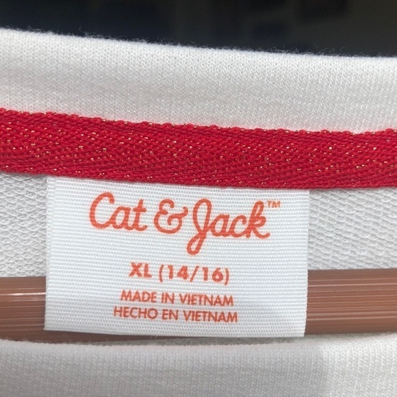 GIRLS Christmas Tunic Tee NWT Girls XL - Picture 4 of 8